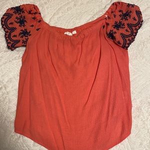 Off the shoulder top